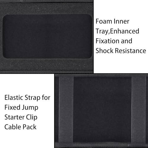 Aenllosi Hard Case Compatible with Nexpow Jump Starter 1500A, Travel Bag for Q10S Jump Start Battery Pack and Accessories (Only Case) - 4