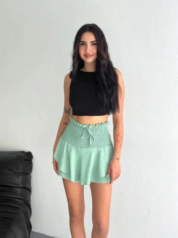 Aerobin Skort - Sea Green - 1