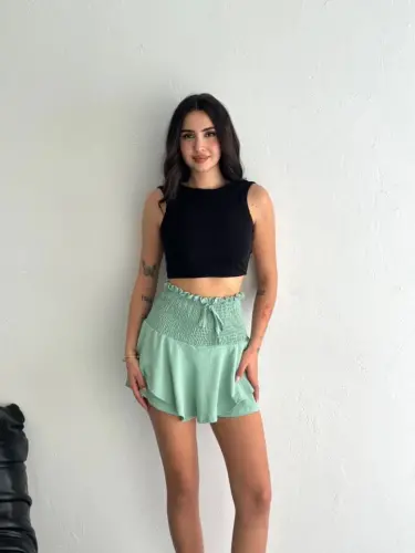 Aerobin Skort - Sea Green - BÜYÜKBEDENIZ (1)