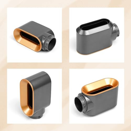 AFDD Pre-Styling Dryer Attachment for Dyson Airwrap, Pre-Styling Dryer Nozzle Replacement for Airwrap Styler (Gold) - 6