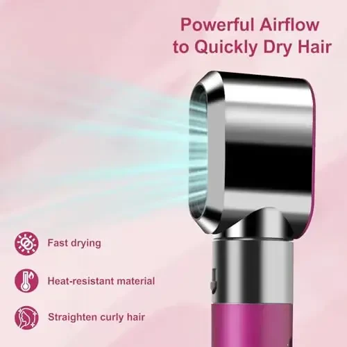 AFDD Pre-Styling Dryer AttacModazoneent for Dyson Airwrap, Fast Dryer Nozzle for Airwrap Styler, for Part NO.969759-01(Rose) - 4