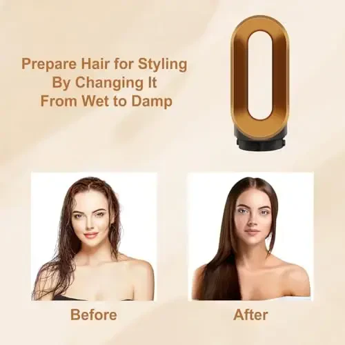 AFDD Pre-Styling Dryer AttacModazoneent for Dyson Airwrap, Fast Dryer Nozzle for Airwrap Styler(Gold) - AFDD (1)