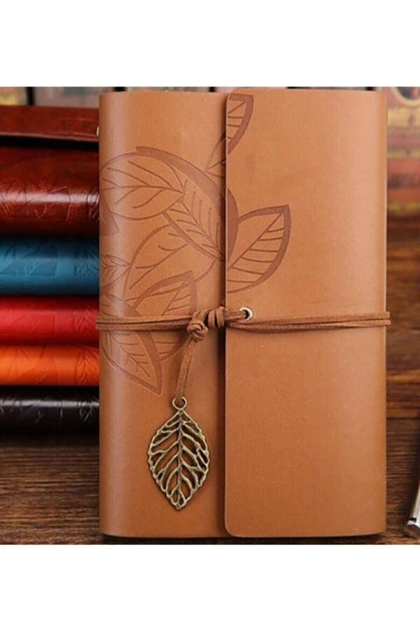 Aged Page Leather Bound Agenda Diary Memory And Notebook - 25