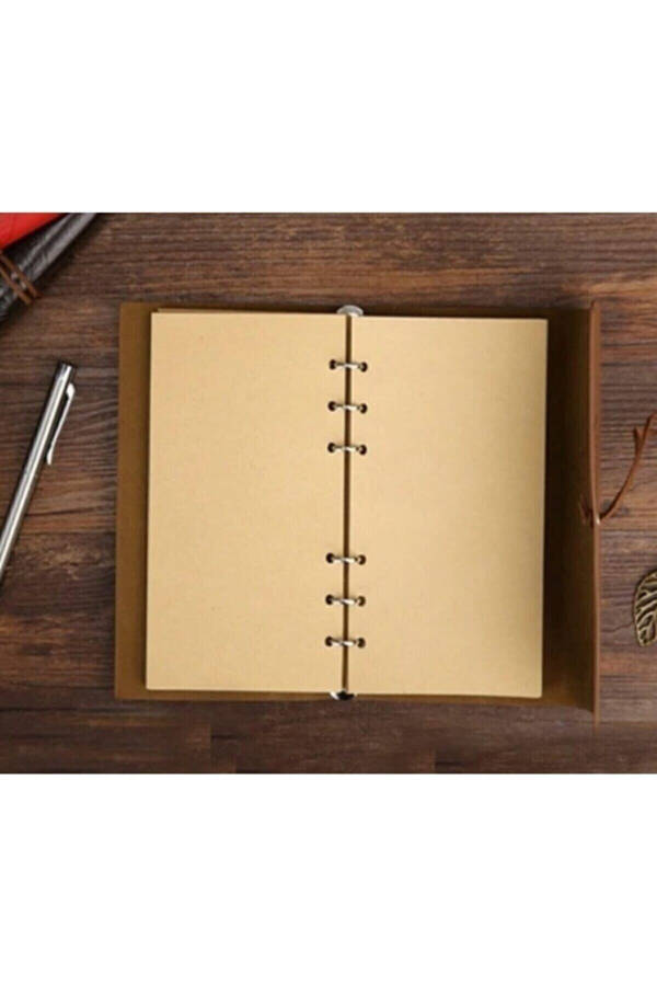 Aged Page Leather Bound Agenda Diary Memory And Notebook - 26