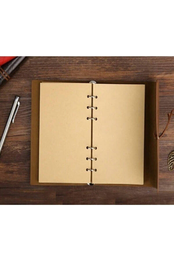 Aged Page Leather Bound Agenda Diary Memory And Notebook - 22