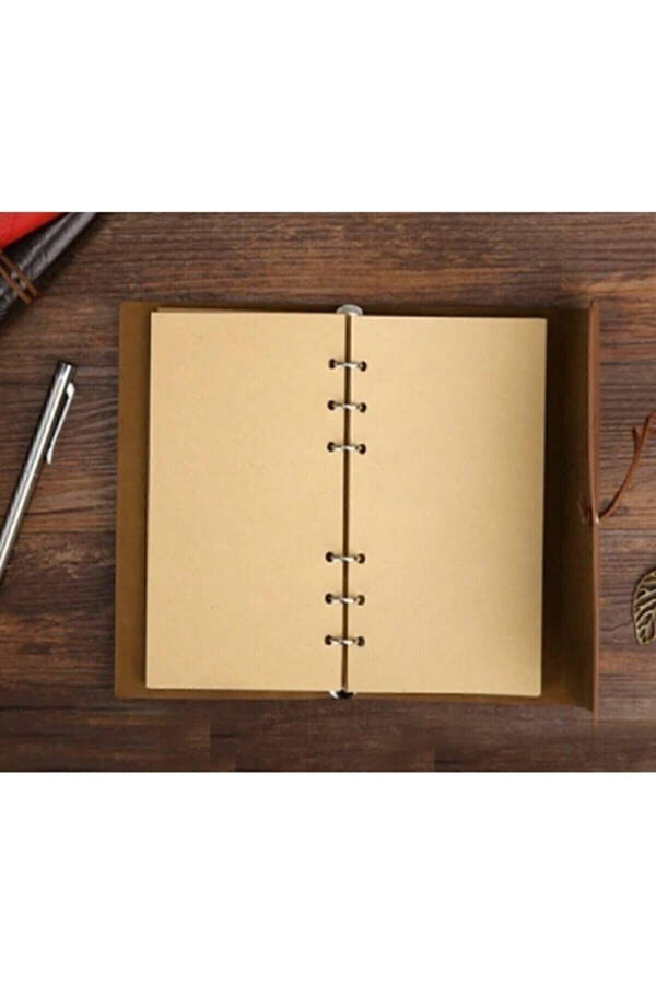 Aged Page Leather Bound Agenda Diary Memory And Notebook - 18