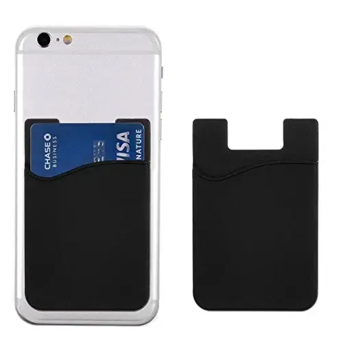 Agentwhiteusa Cell Phone Stick on Wallet (for Credit Card, Business Card & Id) compatible with iPhone, Android & Most Smartphones - 6