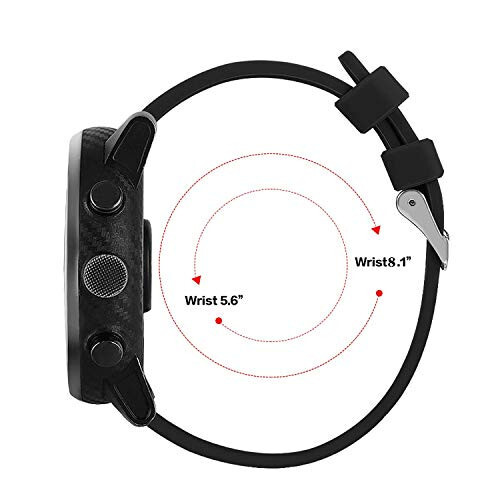 AGPTEK LW11/uaue T60,T50S/Kuizil T70/TOZO S3,S5/ENOMIR IDW19/QONBINK L70 ile Uyumlu Bantlar, Renkli Silikon Bileklik 22MM Hızlı Çıkış Kayışı Kol Bantları, Yumuşak ve Dayanıklı - 3