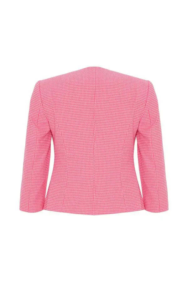 Agraflı 3/4 Kol Ceket-307 - 8