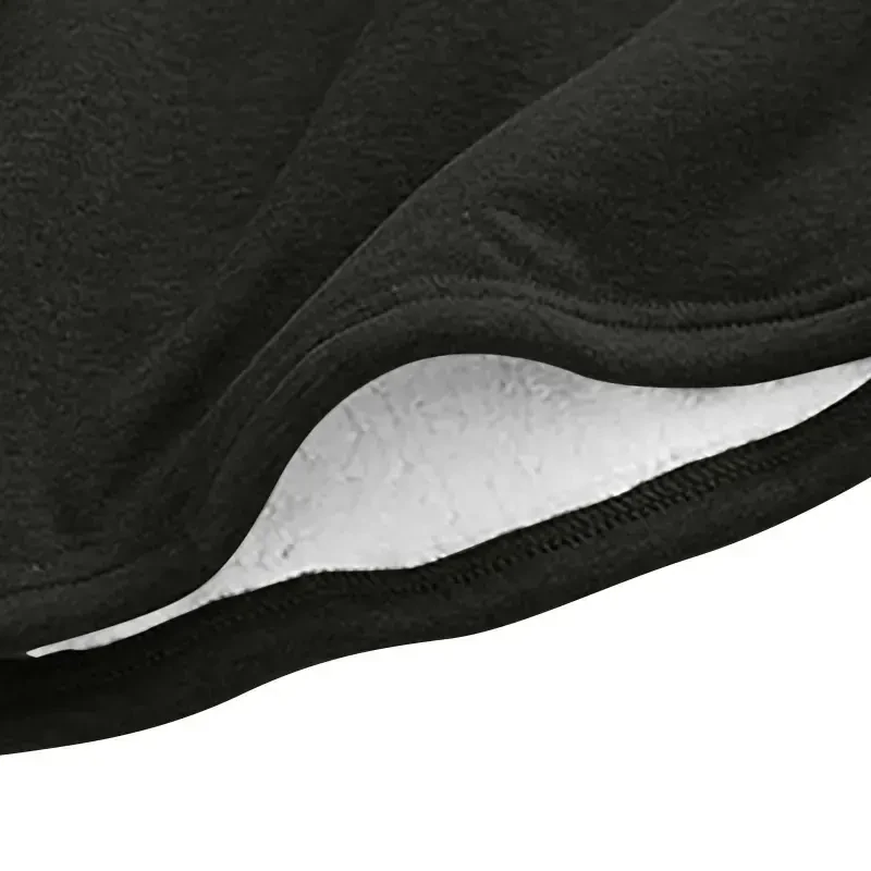 AherBiu Women Fleece Lined Sweatsuit 2 Piece Outfit Winter Warm Basic Tops Tees with Sweatpants Sets Loungewear- - 1