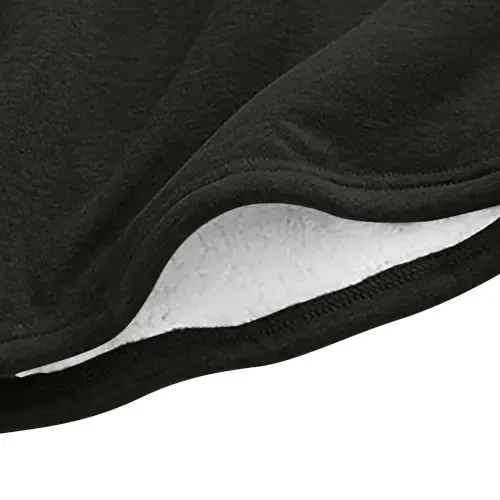 AherBiu Women Fleece Lined Sweatsuit 2 Piece Outfit Winter Warm Basic Tops Tees with Sweatpants Sets Loungewear - 1