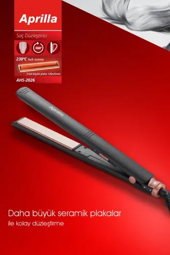Ahs 2026b Hair Straightener-Black 