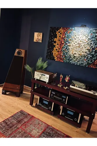 Ahşap Akustik Panel 200*100cm Wood Wall Art Pixel Art Ahşap Duvar Panosu Hifi Akustik - Çok renkli - ZENEDESIGNSTUDIO (1)
