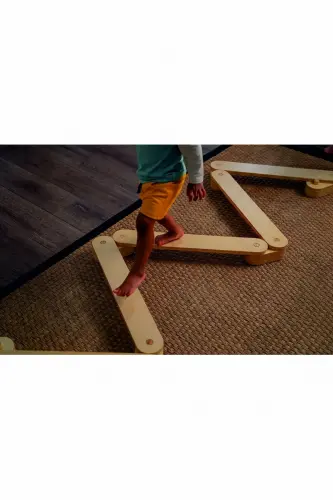 Ahşap Denge Kirişi, Denge Tahtası,oyuncak,Aktivite Oyuncağı,ahsap oyuncaklar,Montessori oyuncak - AKÇA - 2