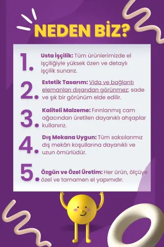 Ahşap Dış Mekan Saksısı Dekoratif Saksı Büyük Boy Hazır Kurulu 100cm X 30cm Yükseklik 50cm - Antrasit 7016 - 5
