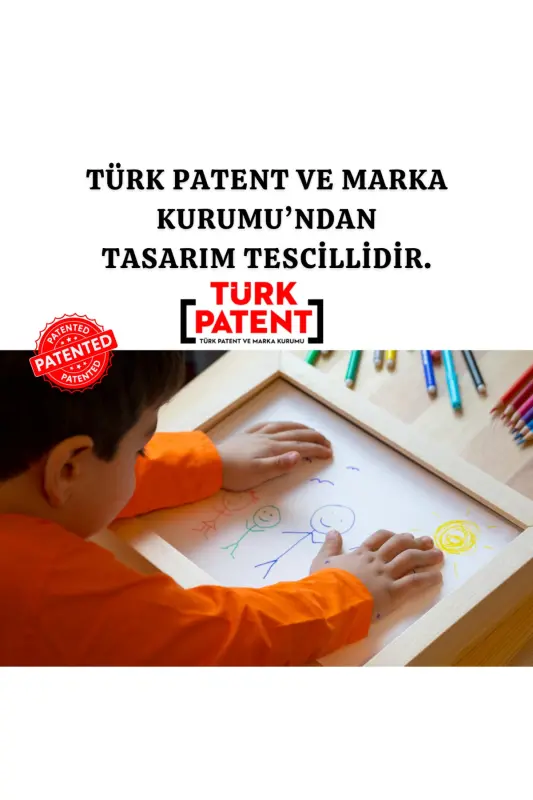 Ahşap Oyuncak Etkinlik Resim Çerçeve Artbox-Kayın Ağacı - 8