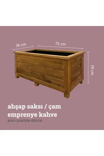Ahşap Saksı - KAF AHŞAP (1)