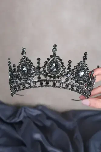 Ahu Damla Kristal Toshli Kelin Xina Toji-Füme - 1