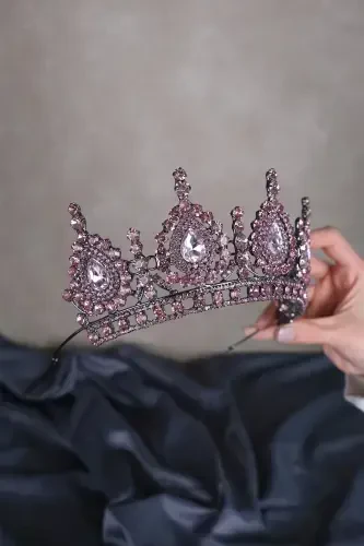 Ahu Damla Kristal Toshli Kelin Xina Toji-Mor - LIMELIA (1)