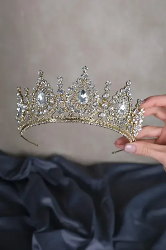 Ahu Damla Kristalli Toshli Kelin Xina Toji-Asal Rangi - 1