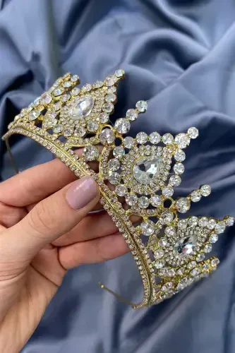 Ahu Damla Kristalli Toshli Kelin Xina Toji-Asal Rangi - 4