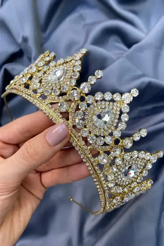 Ahu Damla Kristalli Toshli Kelin Xina Toji-Asal Rangi - 4