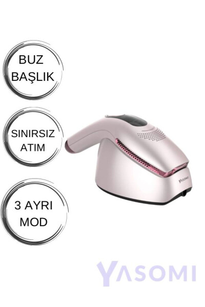 Ai99 Pro Pembe Buz Başlıklı Cilte Gençleştirme Ve Akne Giderici Sınırsız Atım Ipl Epilasyon - 1