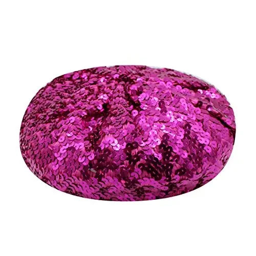 AIBEARTY Ayollar Qizlar Uchqunli Sequined Beret Shlyapa Moda Qiziqarli Stretch Beanie Cap Bosh kiyim Festival Partiyasi Klubi Halloween uchun - 3