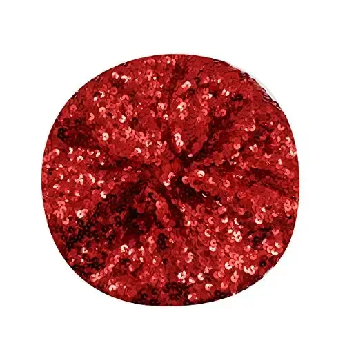 AIBEARTY Ayollar Qizlar Yaltiroq Sequined Beret Shlyapa Moda Qiziqarli Stretch Beanie Cap Bosh kiyim Festival Party Club Halloween - AIBEARTY (1)