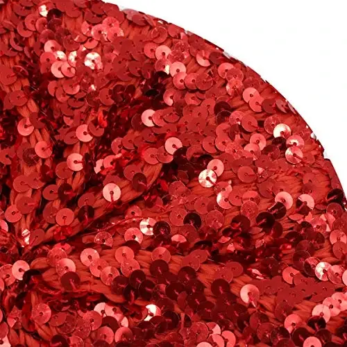 AIBEARTY Ayollar Qizlar Yaltiroq Sequined Beret Shlyapa Moda Qiziqarli Stretch Beanie Cap Bosh kiyim Festival Party Club Halloween - 6