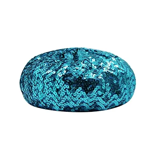 AIBEARTY Ayollar Qizlar Yaltiroq Sequined Beret Shlyapa Moda Qiziqarli Stretch Beanie Qopqoq Festival Partiyasi Klubi Halloween uchun Bosh kiyimlar - 4