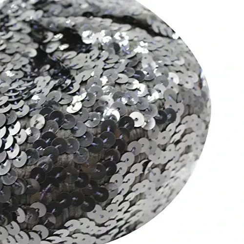 AIBEARTY Ayollar Qizlar Yaltiroq Sequins Beret Shlyapa Moda Qiziqarli Stretch Beanie Cap Bosh kiyim Festival Party Club Halloween - 5