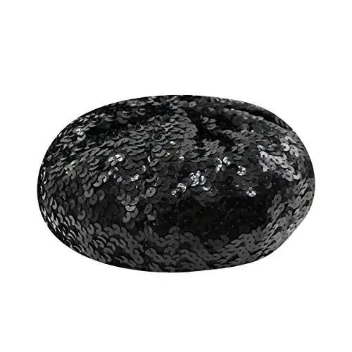 AIBEARTY Ayollar Qizlar Yorqin Sequins Beret Shlyapa Moda Qiziqarli Stretch Beanie Cap Festival Party Club Halloween uchun bosh kiyim - 2