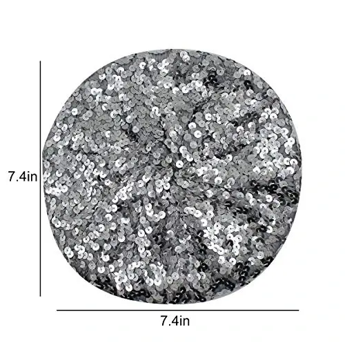 AIBEARTY Ayollar va Qizlar uchun Yarqiragan Plitkali Bere Şapka Moda Qiziqarli Choʻziluvchan Beanie Qopqogʻi Festival Bayram Klub Xellouin uchun - 6