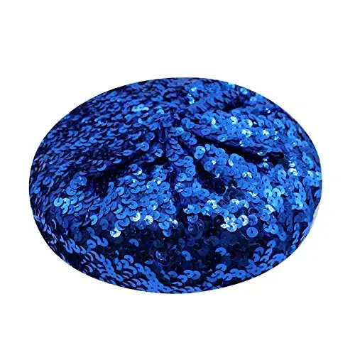 AIBEARTY Women Girls Sparkly Sequin Beret Hat Fashion Fun Stretch Beanie Cap Headwear for Festival Party Club Halloween - 4