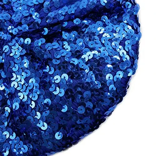 AIBEARTY Women Girls Sparkly Sequin Beret Hat Fashion Fun Stretch Beanie Cap Headwear for Festival Party Club Halloween - 6