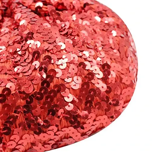 AIBEARTY Kadın Kız Parlak Pullu Bere Şapka Moda Eğlenceli Esnek Bere Başlığı Festival Parti Kulübü Cadılar Bayramı için - 7