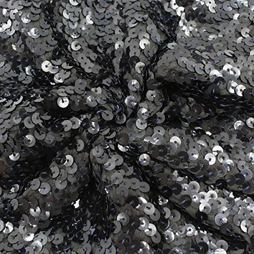 AIBEARTY Women Girls Sparkly Sequin Beret Hat Fashion Fun Stretch Beanie Cap Headwear for Festival Party Club Halloween - 6