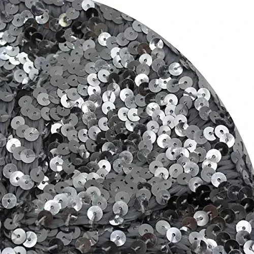 AIBEARTY Women Girls Sparkly Sequin Beret Hat Fashion Fun Stretch Beanie Cap Headwear for Festival Party Club Halloween - 7