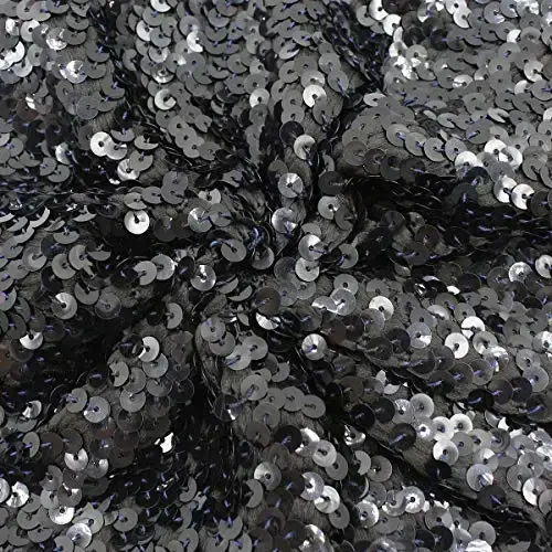 AIBEARTY Women Girls Sparkly Sequin Beret Hat Fashion Fun Stretch Beanie Cap Headwear for Festival Party Club Halloween - 6