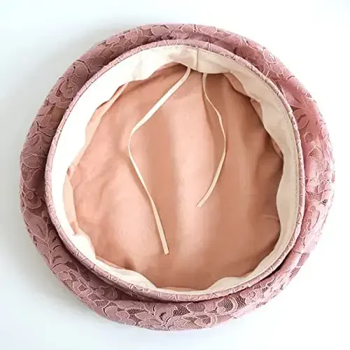 AICHUAN Women's Chic Lace Beret French Dress Beret Vintage Summer Fascinator Hats for Ladies - Modazone (1)