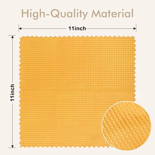 AIDEA Microfiber Glass Cleaning Cloth 12PK, Lint Free Cloth Polishing Cleaning Rags, Stainless Steel Wipes, Kitchen Dishcloths, Microfiber Towels for Car Detailing, Window, Home, 11×11