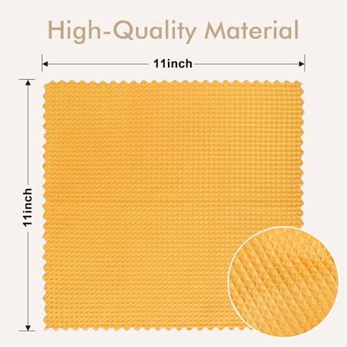 AIDEA Microfiber Glass Cleaning Cloth 12PK, Lint Free Cloth Polishing Cleaning Rags, Stainless Steel Wipes, Kitchen Dishcloths, Microfiber Towels for Car Detailing, Window, Home, 11×11