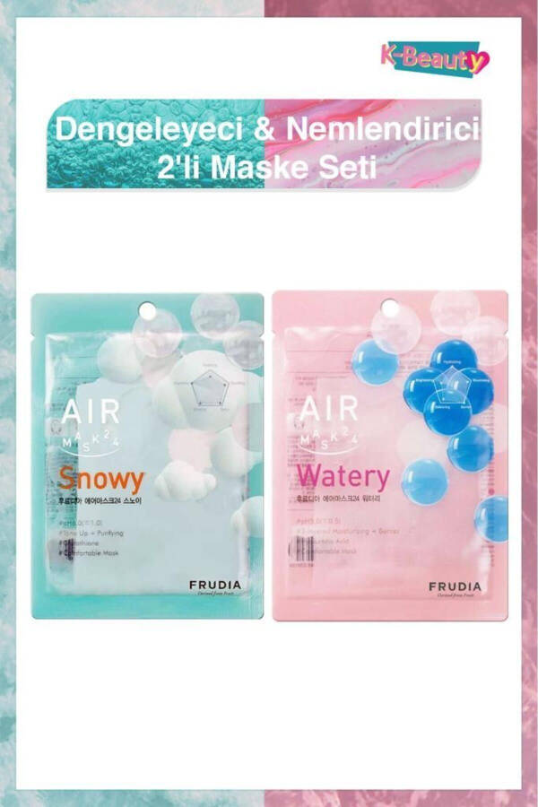 Aiır Snowy Mask + Air Watery Mask 2-Piece Set - 1