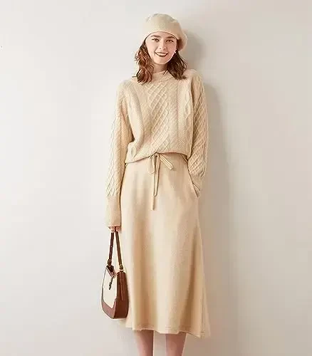 Аилаил КэсМодаЗон Эре Беретс Бини Хэтс Женщины Зимой Теплые Мериносовая Шерсть Модная Вязаная Шапка - 3