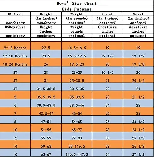 Family Feeling Kids & Toddler Girls Boys Pajamas 2 Piece Pjs Set 100% Cotton Sleepwear - 1