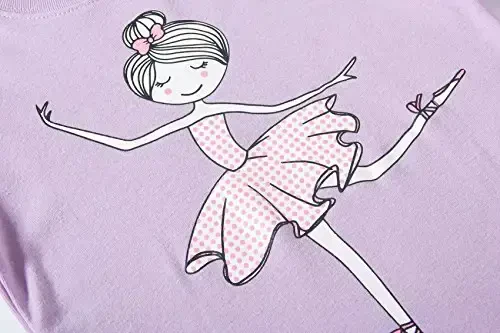 Family Feeling Kids & Toddler Girls Boys Pajamas 2 Piece Pjs Set 100% Cotton Sleepwear - 4