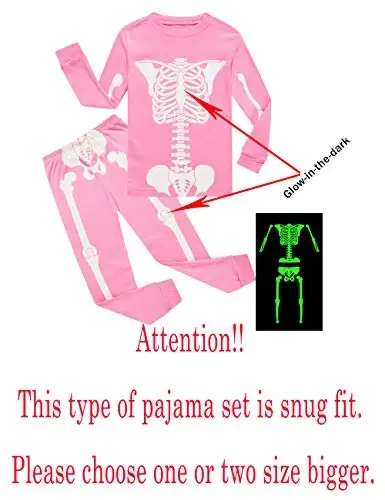 Family Feeling Kids & Toddler Girls Boys Pajamas 2 Piece Pjs Set 100% Cotton Sleepwear - 2