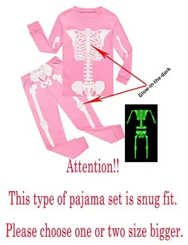 Family Feeling Kids & Toddler Girls Boys Pajamas 2 Piece Pjs Set 100% Cotton Sleepwear - 2