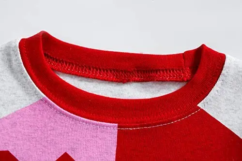 Family Feeling Kids & Toddler Girls Boys Pajamas 2 Piece Pjs Set 100% Cotton Sleepwear - 5